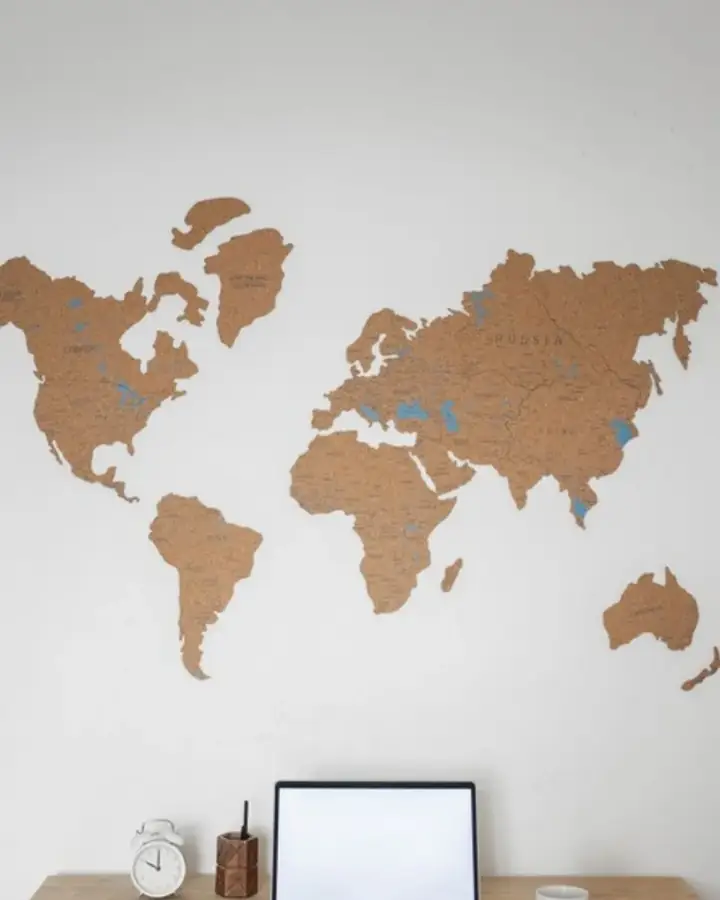 Mapa de destinos de turismo
