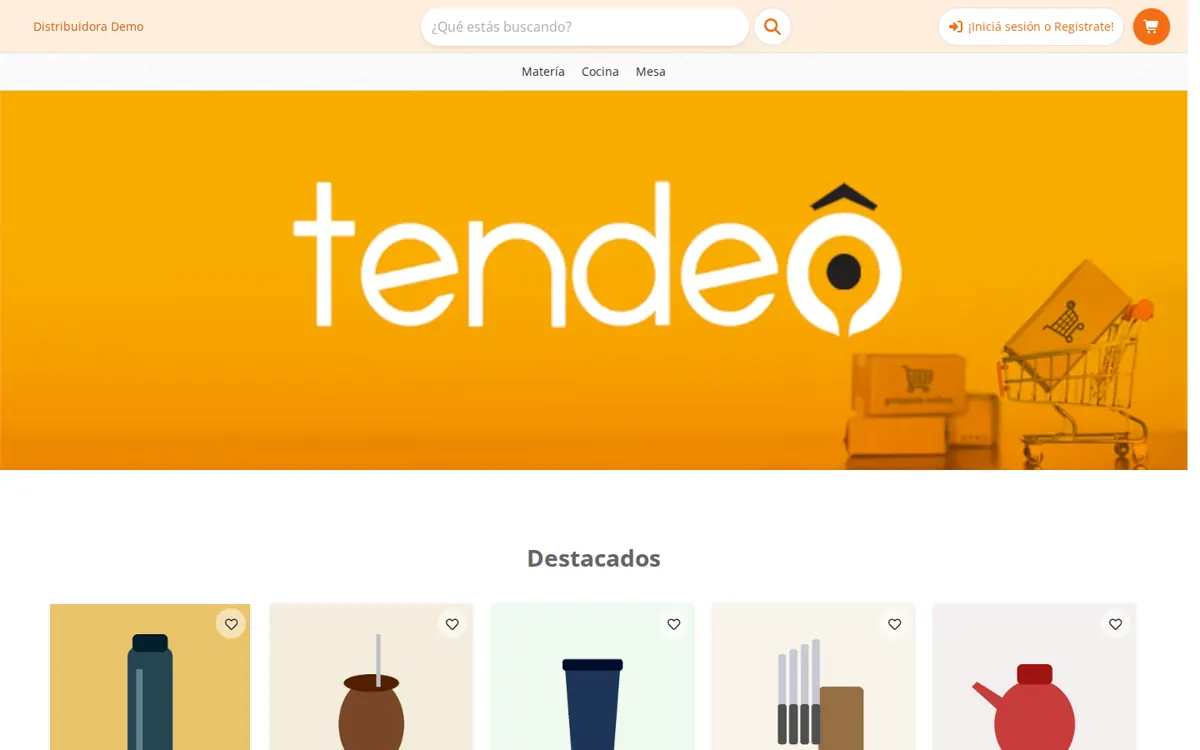 Tienda online conectada al sistema